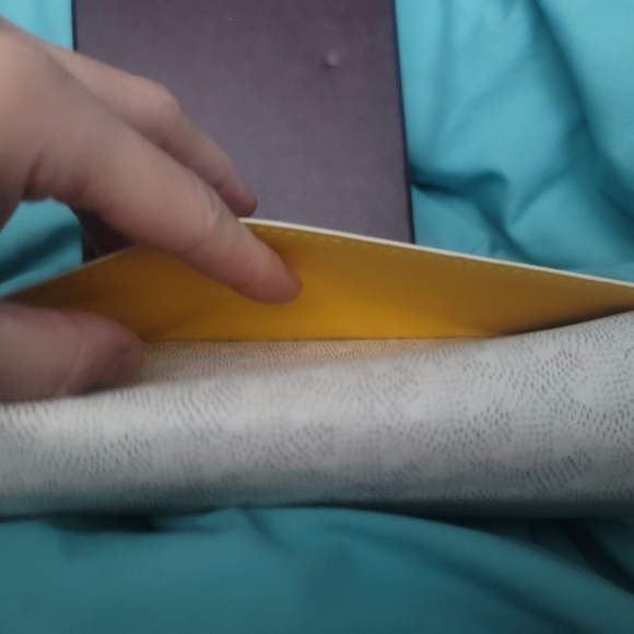 GOYARD White APM Varenne Long Wallet with Cross body Chain/Strap +Box Authentic - Picture 12 of 16